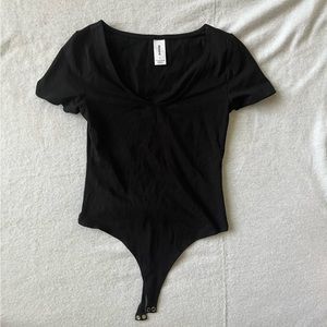 Black Short sleeve bodysuit